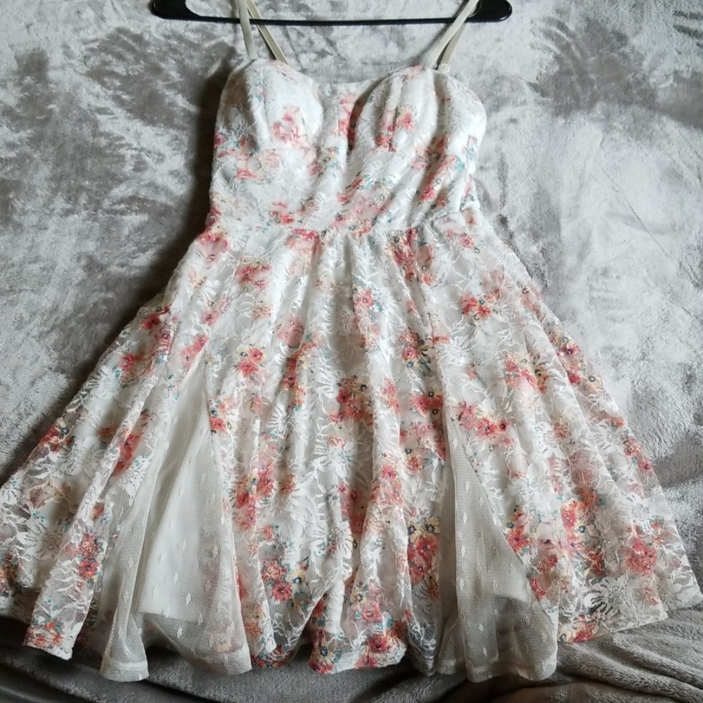 Lace baby doll dress